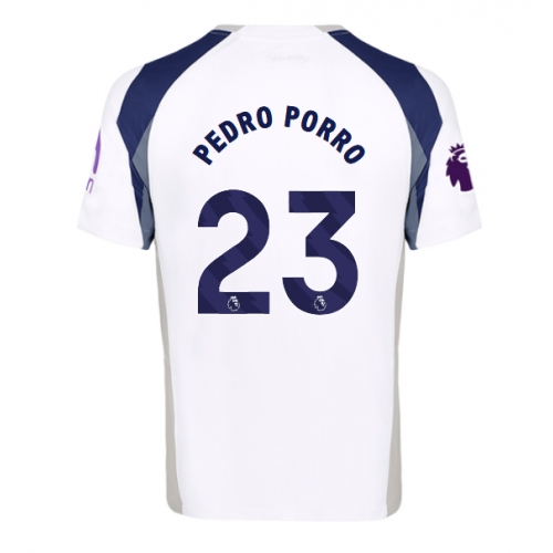 Tottenham Hotspur Pedro Porro #23 Maglia Gara Casa Repliche 2025-26 Maniche Corte Tottenham Hotspur Pedro Porro #23 Maglia Gara Casa Repliche 2025-26 Maniche Corte